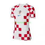 Camisolas de futebol Croácia Mulher Equipamento Principal World Cup 2022 Manga Curta